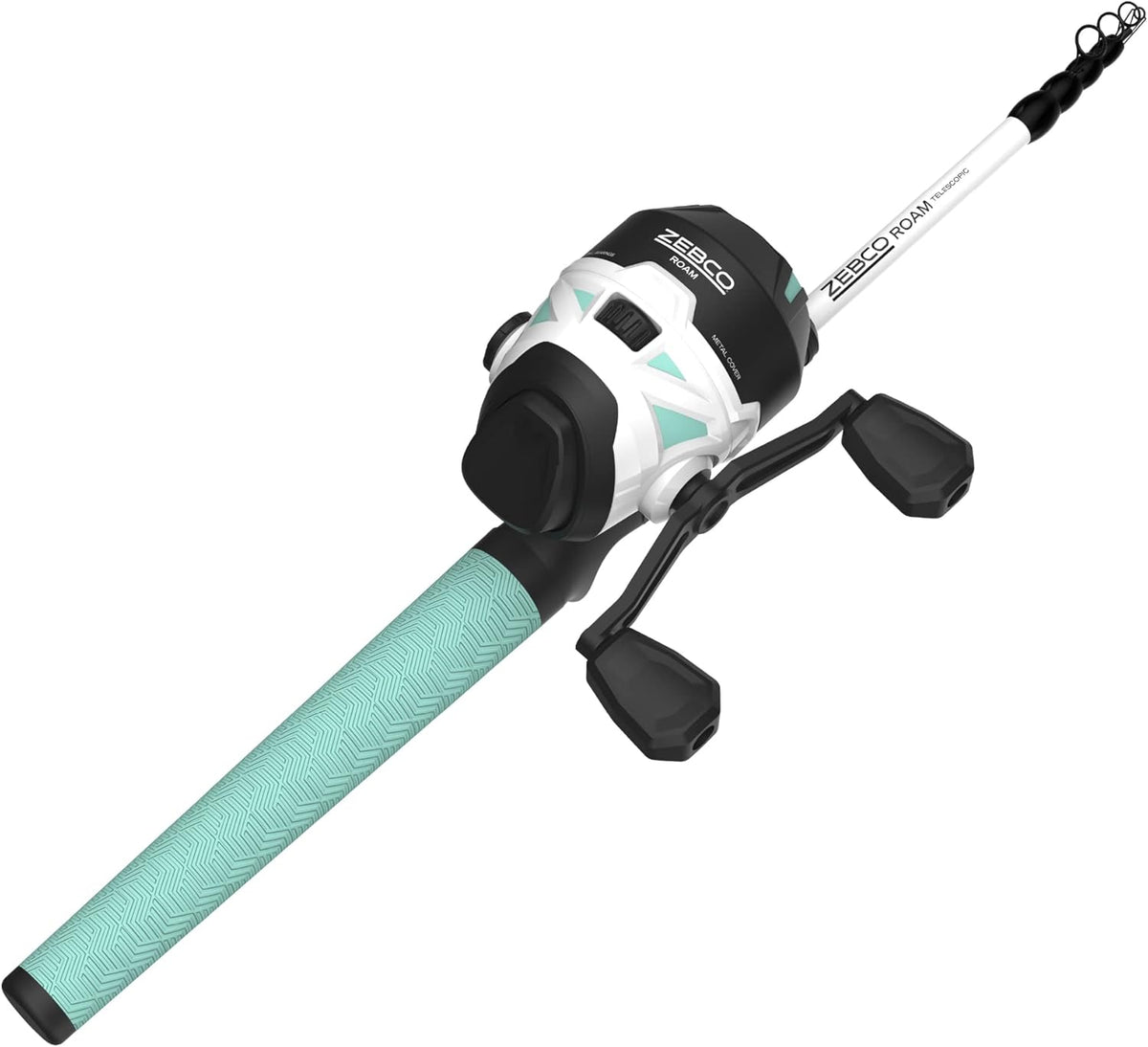 6-Foot Fiberglass Telescopic Fishing Rod and Reel Combo, Pack of 2 V621833
