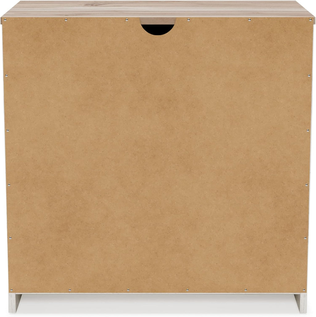 White 3 Drawer Wood Chest M789
