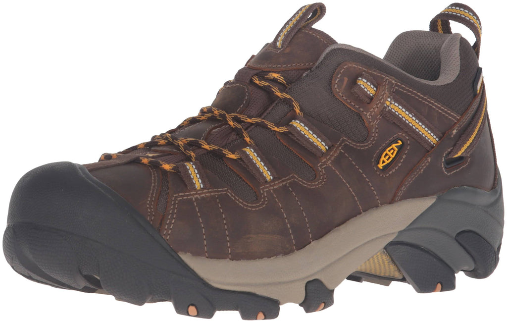 Cascade Brown/Golden Yellow Wide Hiking Boots Y421