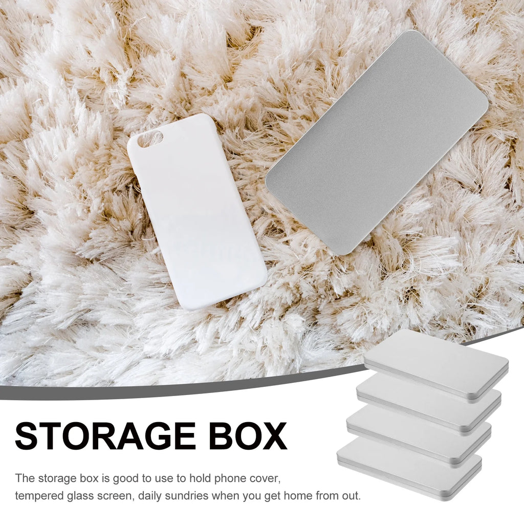 4 Pcs Clear Wicker Basket Storage Box G50155