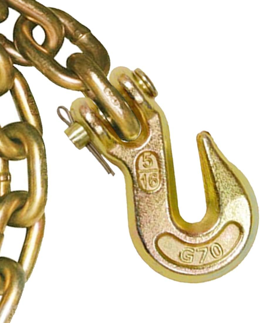 Grade 70 Tow Chain 10 Foot Pack of 2 F318444