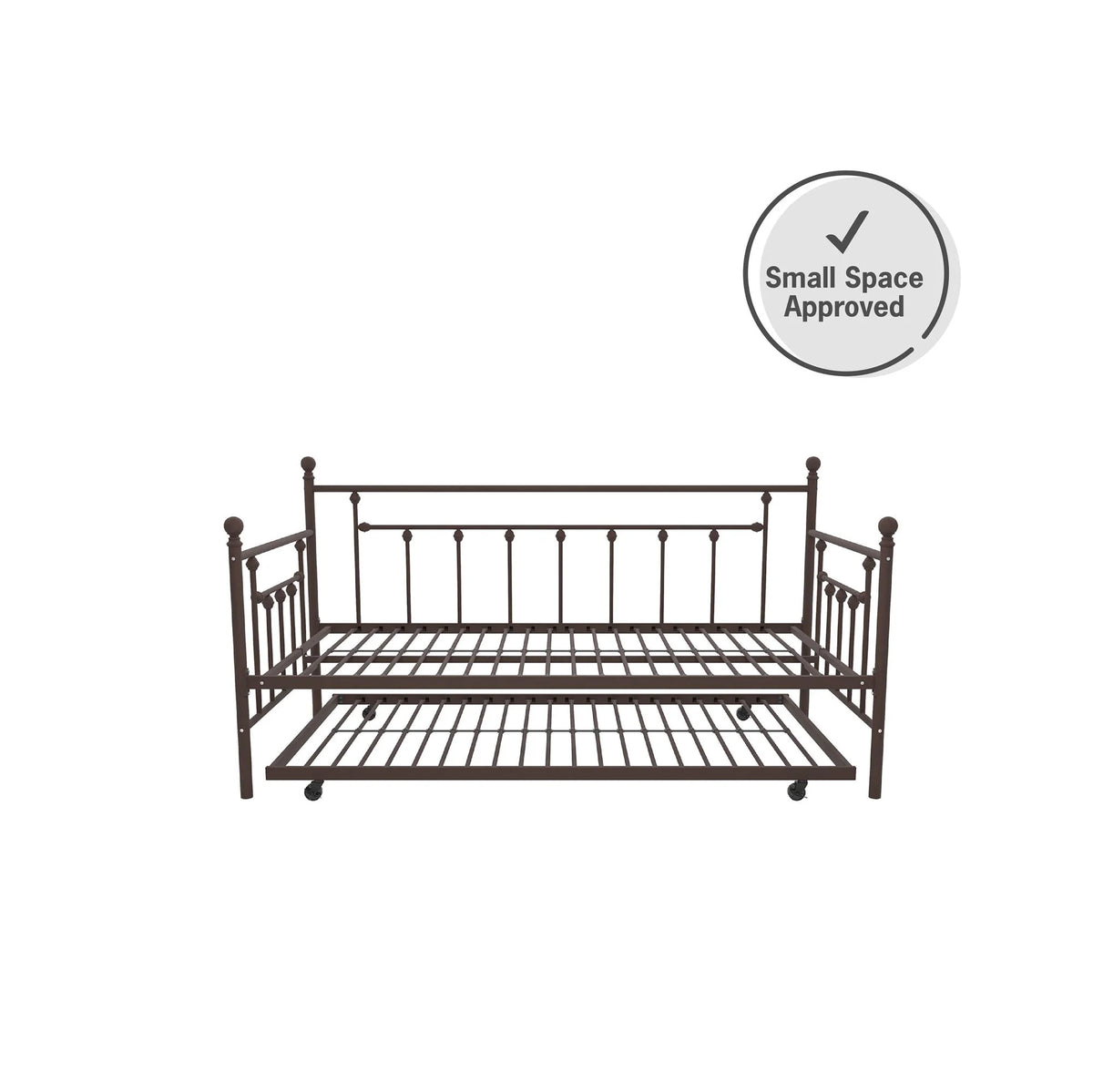 Bronze Metal Daybed and Trundle C480189