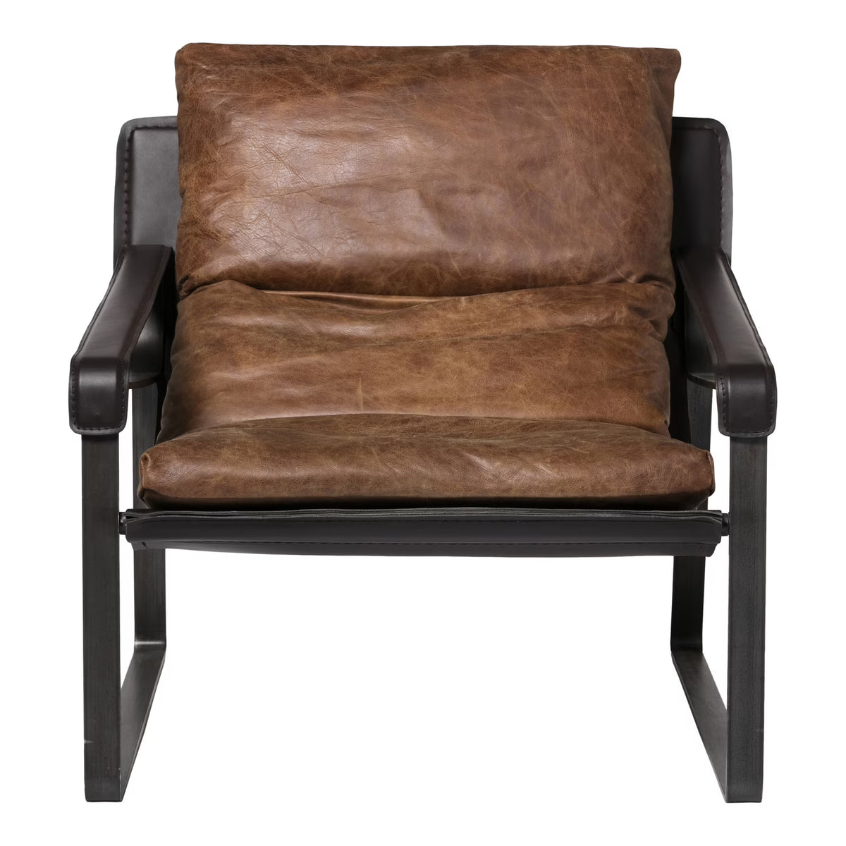 Brown Leather Club Chair P84597