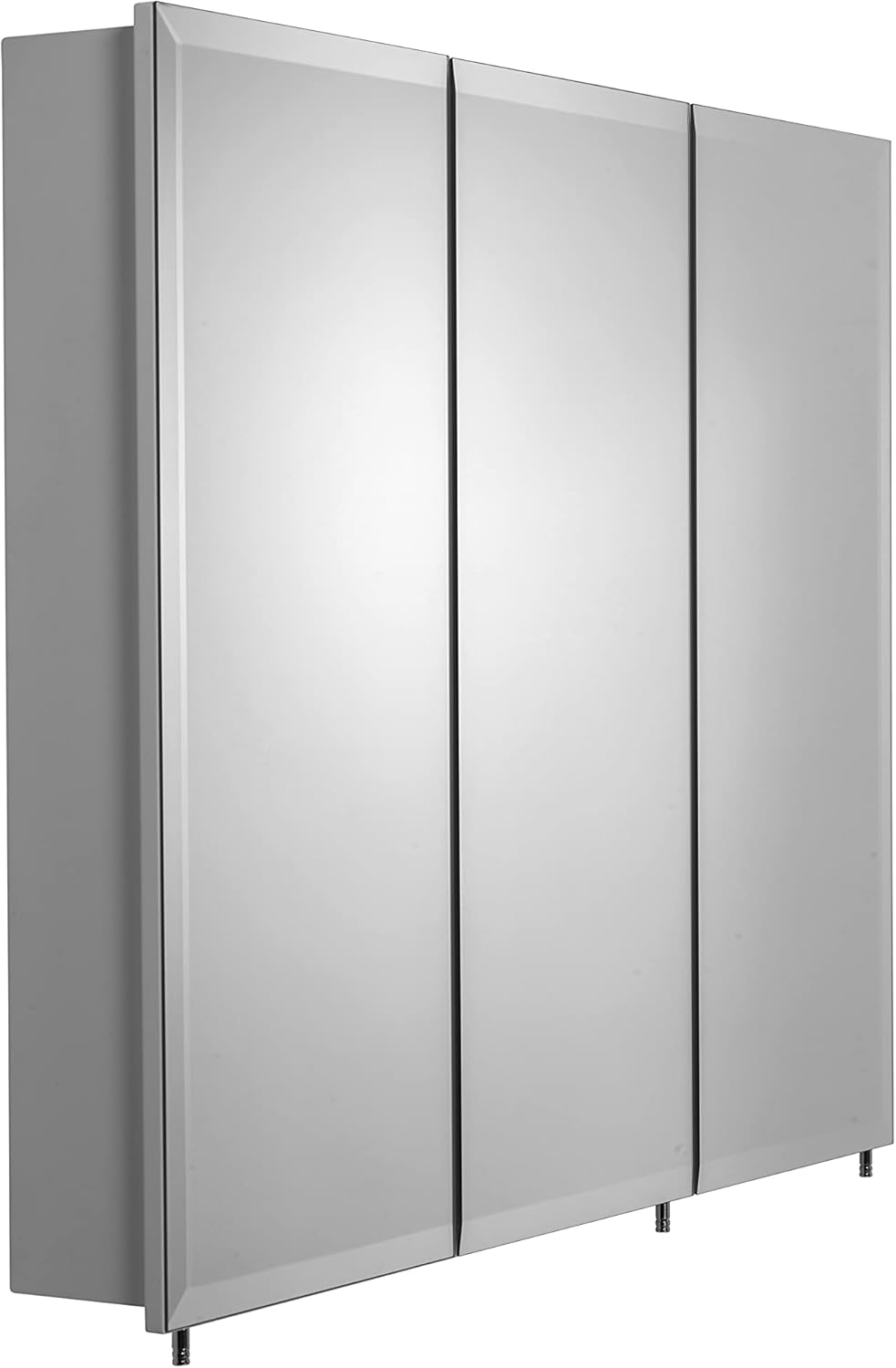 Triple Door Tri-View Cabinet, 30-Inch x 36-Inch, White U6489