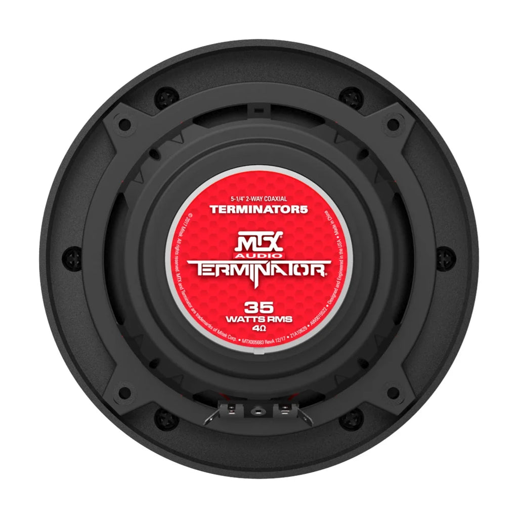 35 Watt RMS 2 Way Polypropylene Coaxial Car Speakers U7022