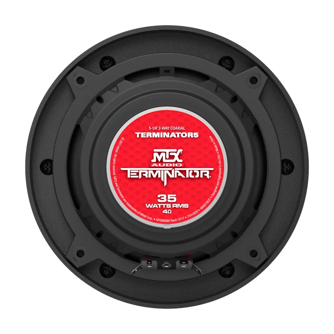 35 Watt RMS 2 Way Polypropylene Coaxial Car Speakers U7022