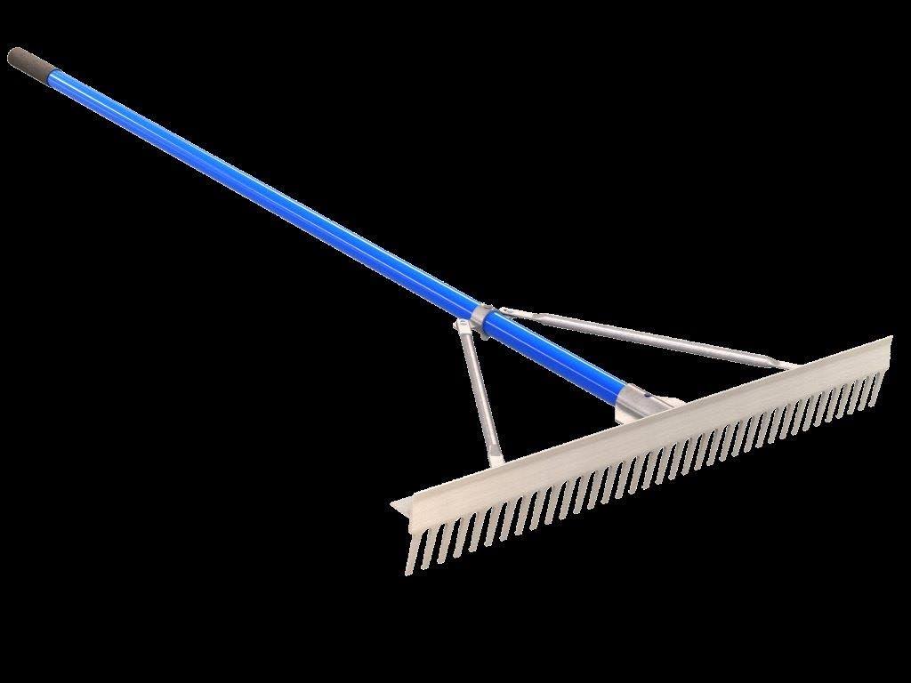 36 inch Landscape Rake with 72 inch Aluminum Handle J302547