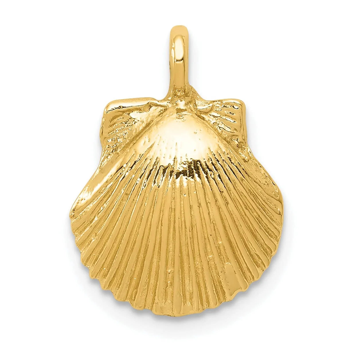 10K Yellow Gold Seashell Pendant H748386