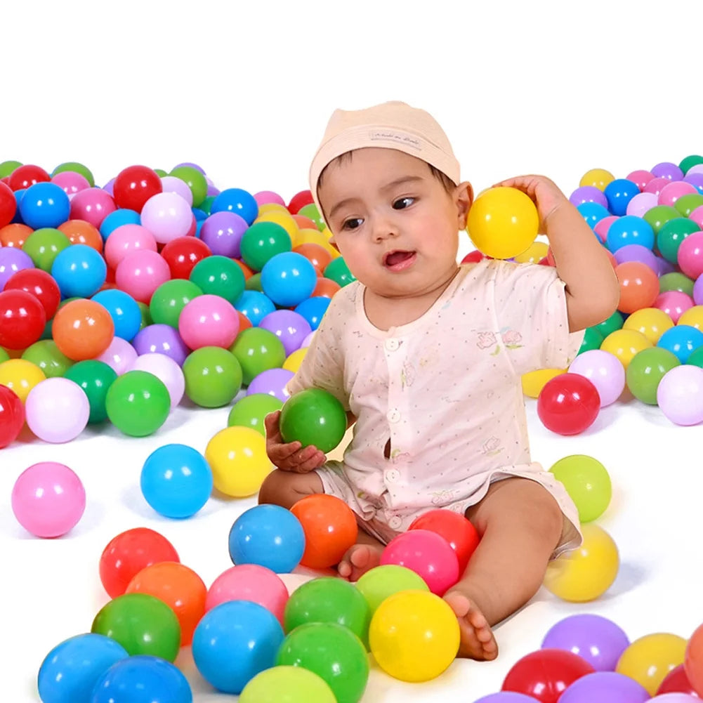 50pcs Colorful Ocean Water Pool Ball Swim Toy Q3416