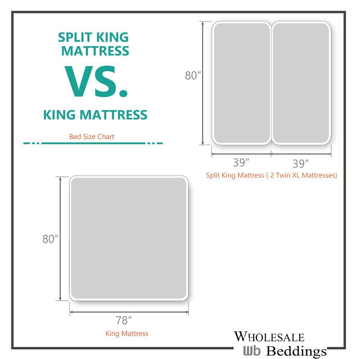 Split King Cotton Canvas Bed Sheets I488