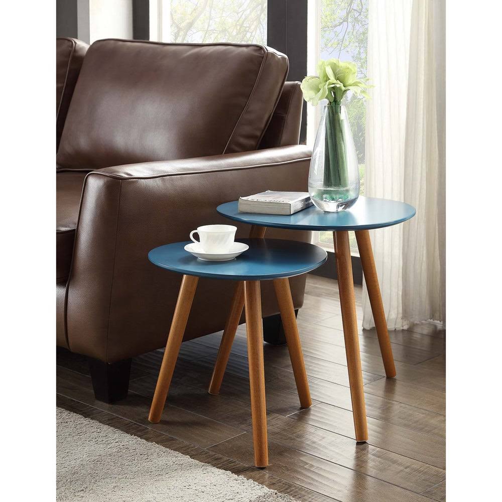 White Nesting End Table Set M86097