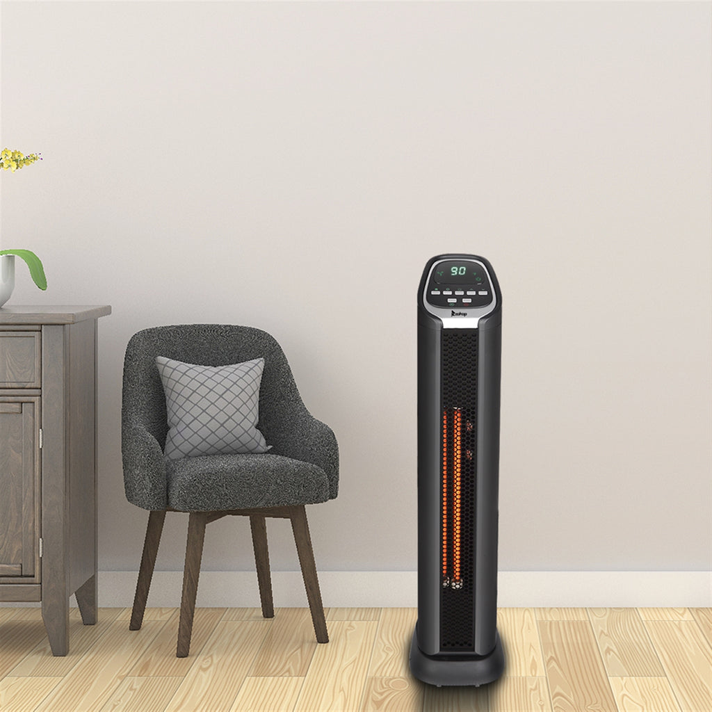 1500W Portable Infrared Tower Heater with Smart Control F2590