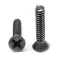 1/4-20 x 2 1/4 Coarse Thread Machine Screw Phillips Flat Head Low Carbon Steel Black Oxide R2707