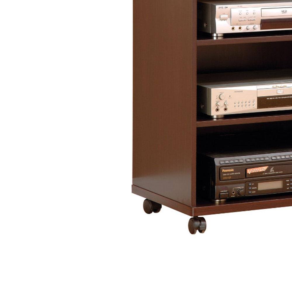 Brown TV Stand with Casters X6960