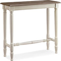Ecru/Otter with Gray Wash Console Table O4039