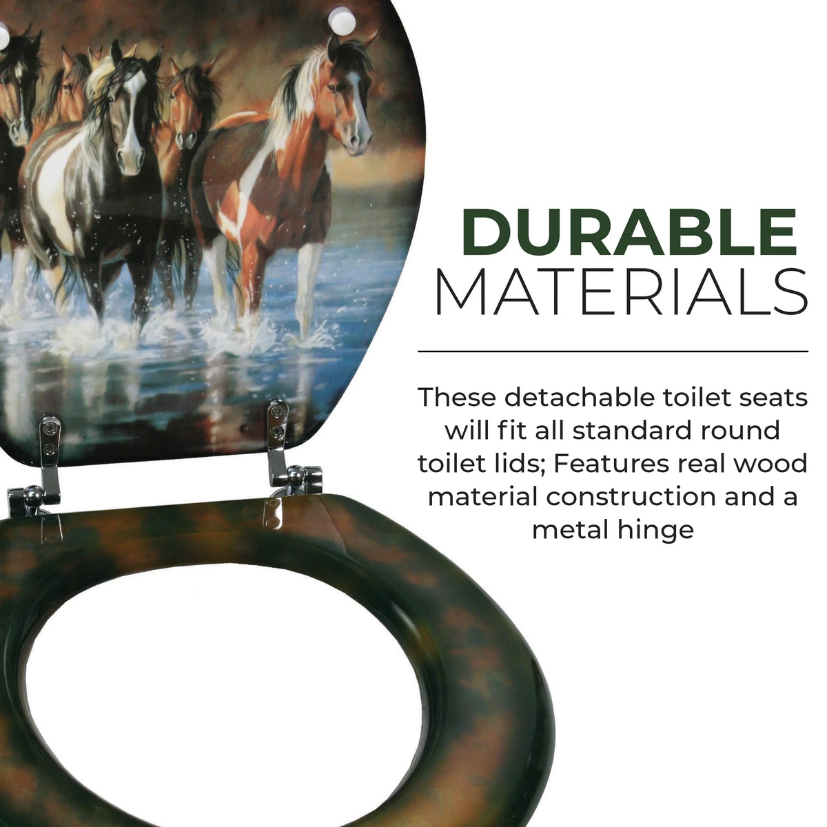 Horse Toilet Seat T6493