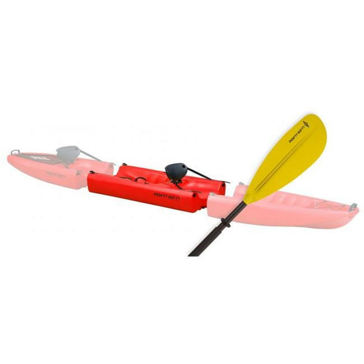 Red Kayak with Paddle Z96652