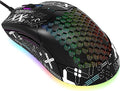Green 65G Honeycomb Shell Wired Gaming Mouse D8375