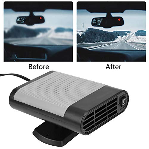 12V Car Portable Electric Window Defroster (Grey) H209