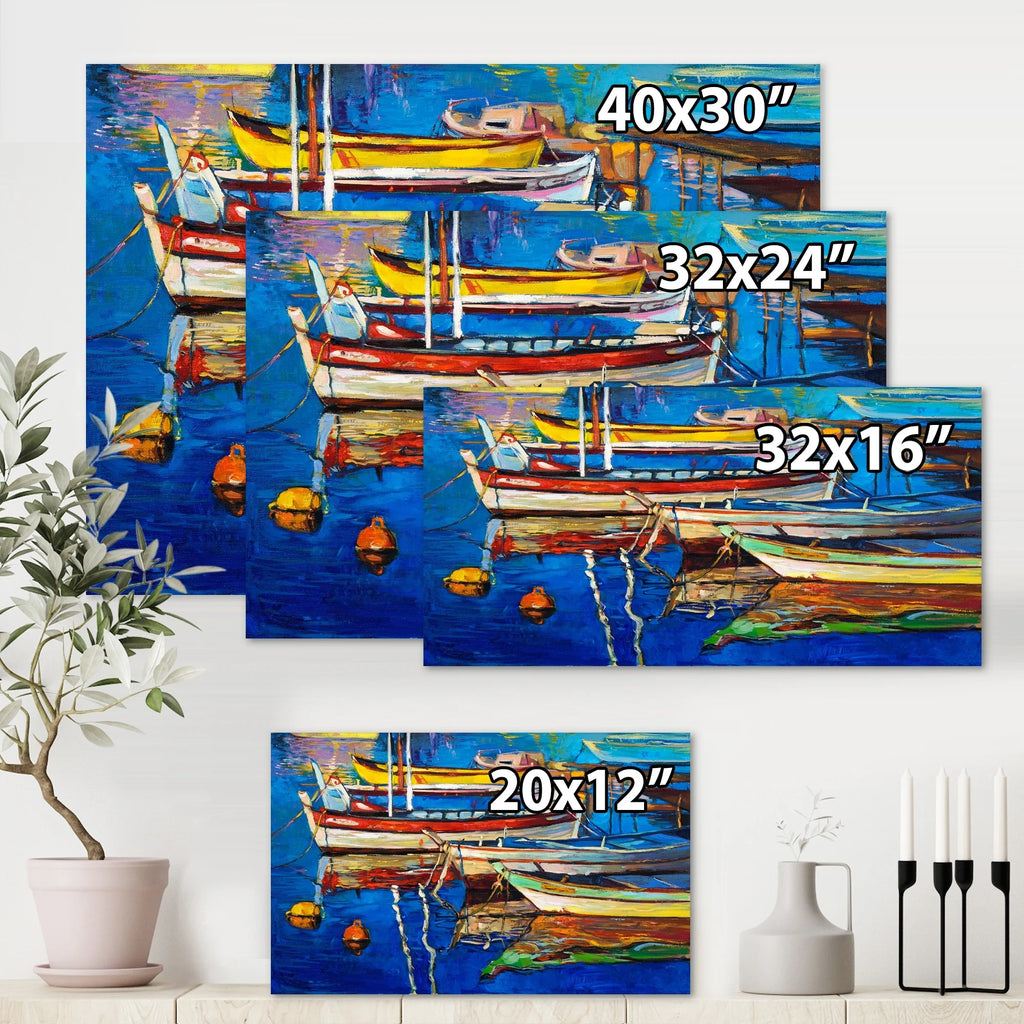 Nautical & Coastal Canvas Wall Art Print 12 in. wide x 8 in. high V2889