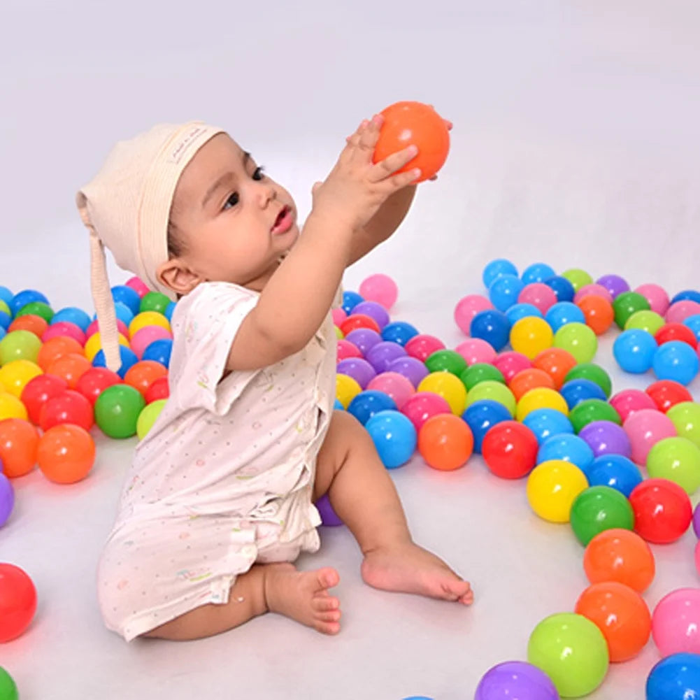 50pcs Colorful Ocean Water Pool Ball Swim Toy Q3416