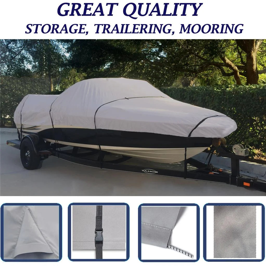 Boat Cover for Tournament 195 Tiller 1998-2000 H4606