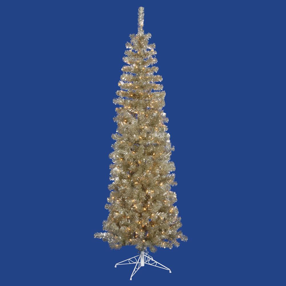 Champagne Pencil Christmas Tree C12551