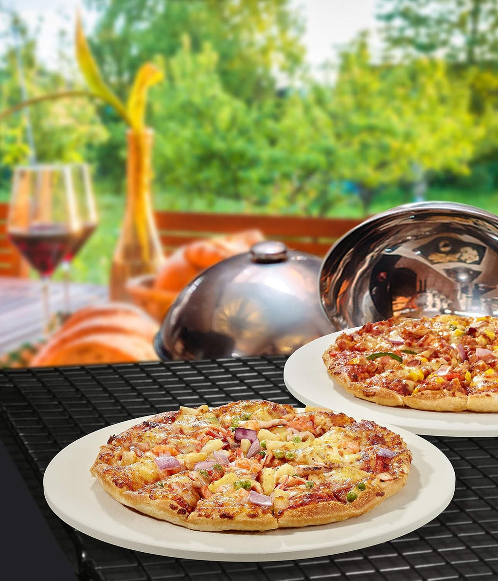 16" Rectangular Cordierite Pizza Stone (2 Pack) K894497