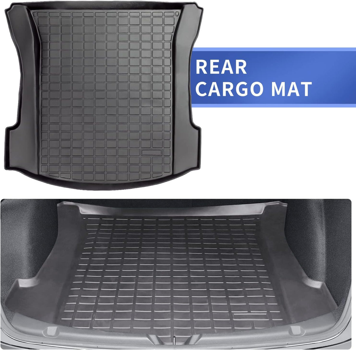 TPE All Weather 3PCS Trunk Mat Cargo Liner T7661