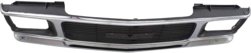 Chrome Shell Grille Assembly with Painted Gray Insert E733376