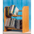 Solid Oak 2 Row CD Rack M66272