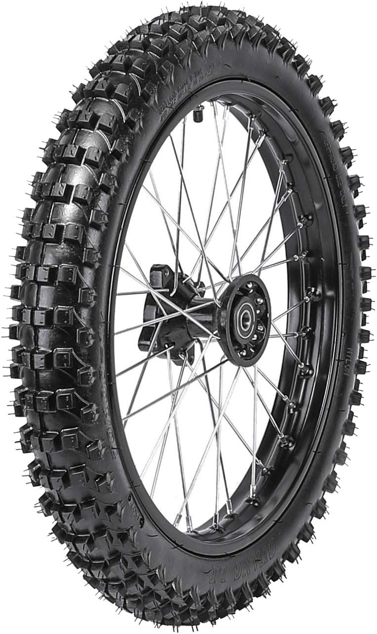 70/100-17 Front Wheel Tire Rim with Brake Disc Rotor and Hydraulic Disc Brake Caliper Set B248
