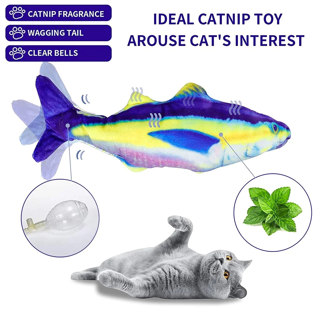 Wiggle Fish Catnip Plush Cat Toy M72121