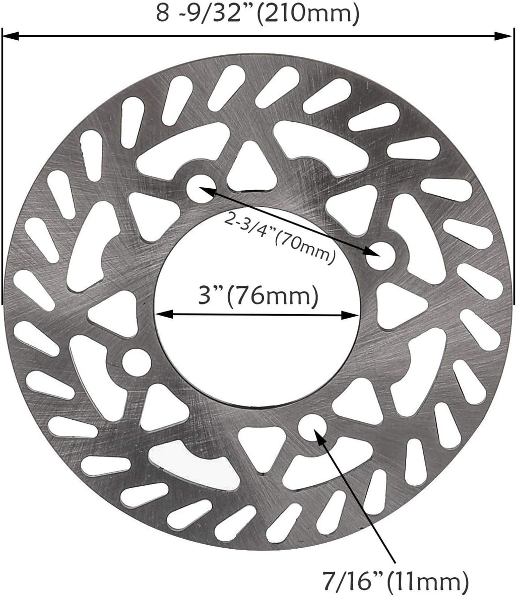 70/100-17 Front Wheel Tire Rim with Brake Disc Rotor and Hydraulic Disc Brake Caliper Set B248