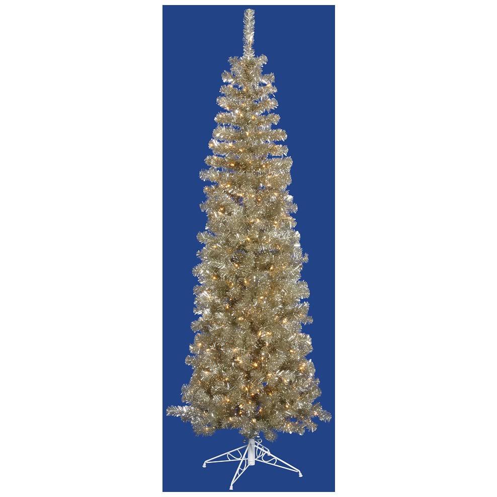 Champagne Pencil Christmas Tree C12551