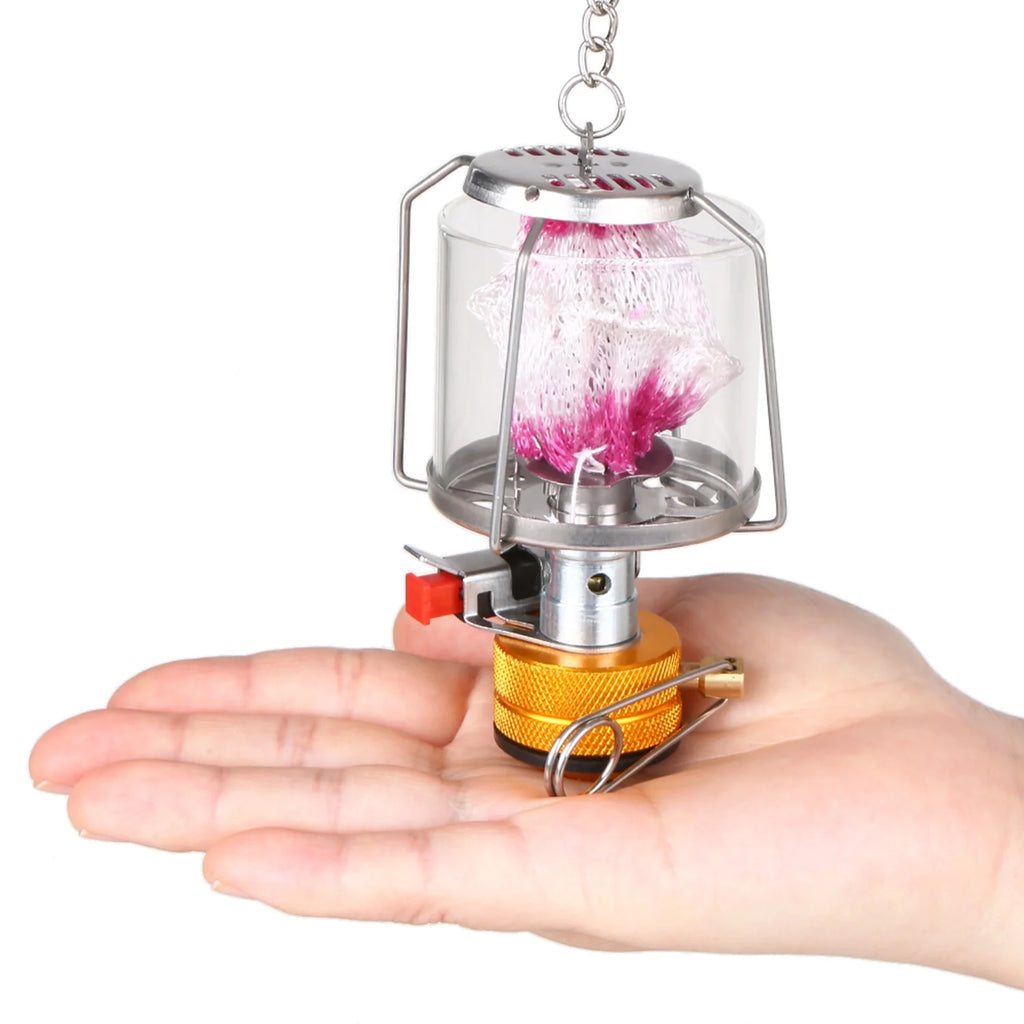 Outdoor Portable Camping Gas Lantern with 3 Mantles and Adapter N6180