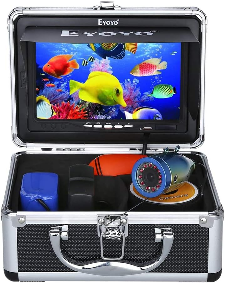 Portable 7 inch LCD Monitor Fish Finder Underwater Fishing Camera 15m Cable 1000TVL T800001