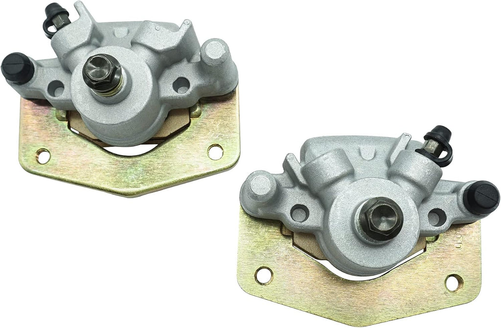 Front Left Right Brake Calipers & Pads for Can Am DS 650 2001-2007 E605