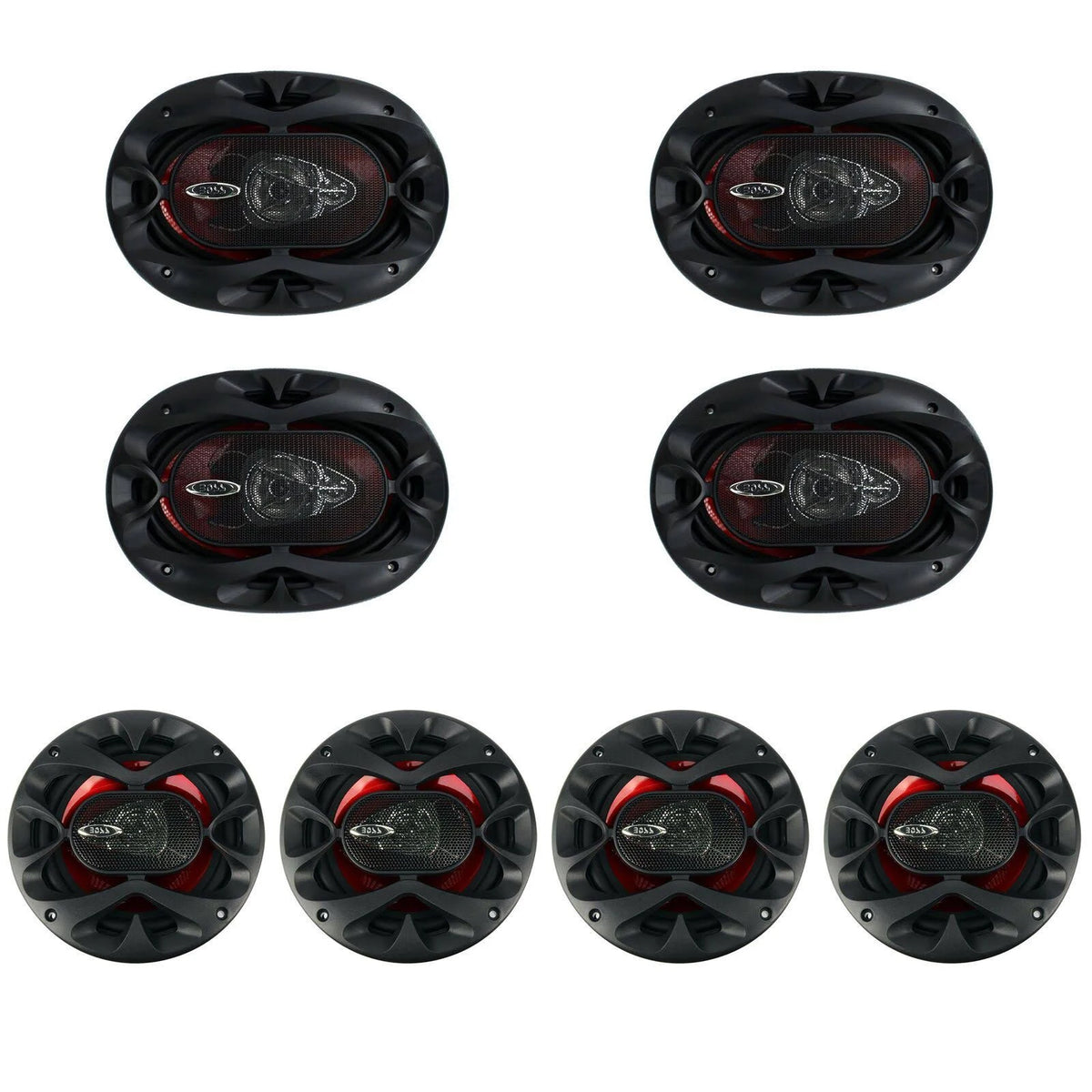 6x9x22 Car Speakers 4 Pack & 6.5x22 Car Audio Speakers 4 Pack M351