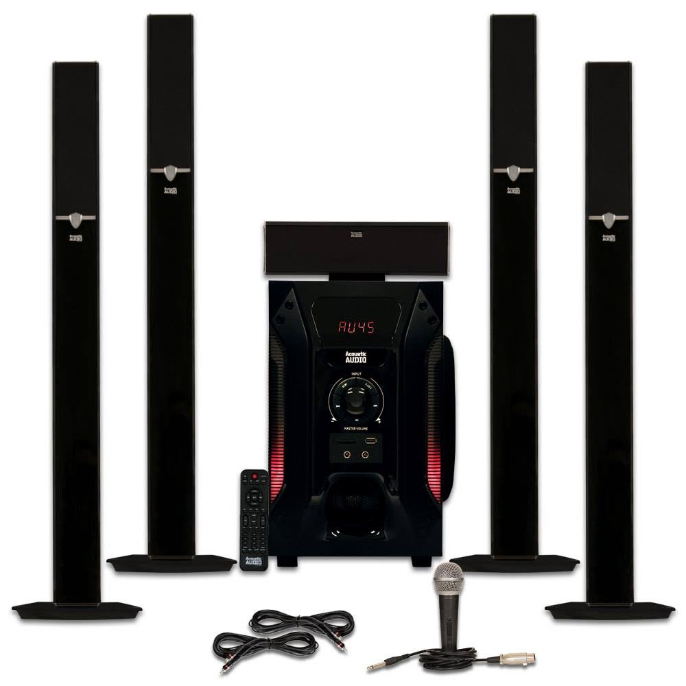 Tower 5.1 Speaker System with Powered Sub Q281