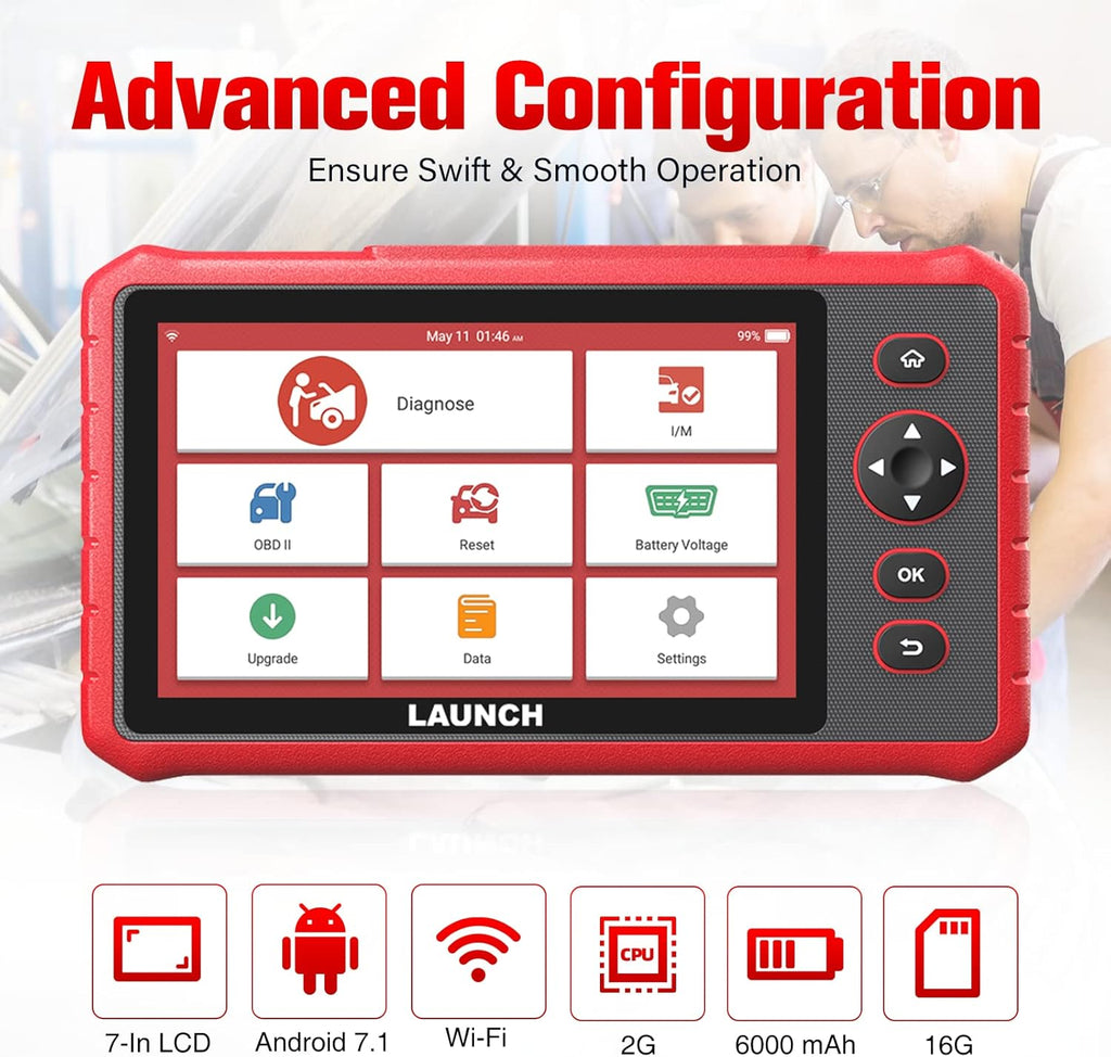OBD2 Scanner Full System Scan Tool with Touch Screen A549952