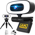 4K Webcam with Light Ultra HD 8MP Autofocus USB Web Cam with Microphone V852