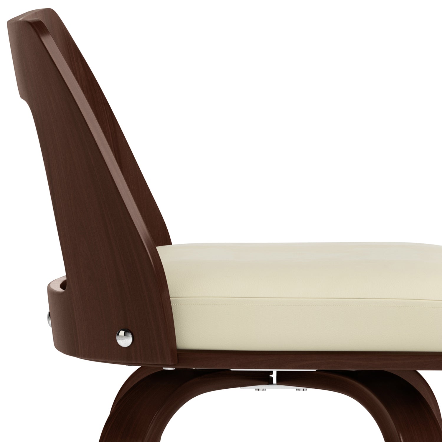 Counter Height Stool in Cream Leather A1762
