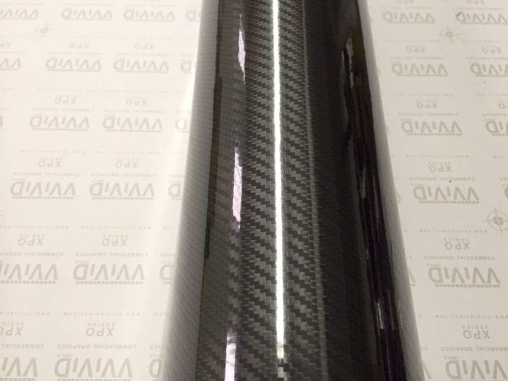 High Gloss Black Carbon Vinyl Wrap Film (5ft x 5ft) D7059