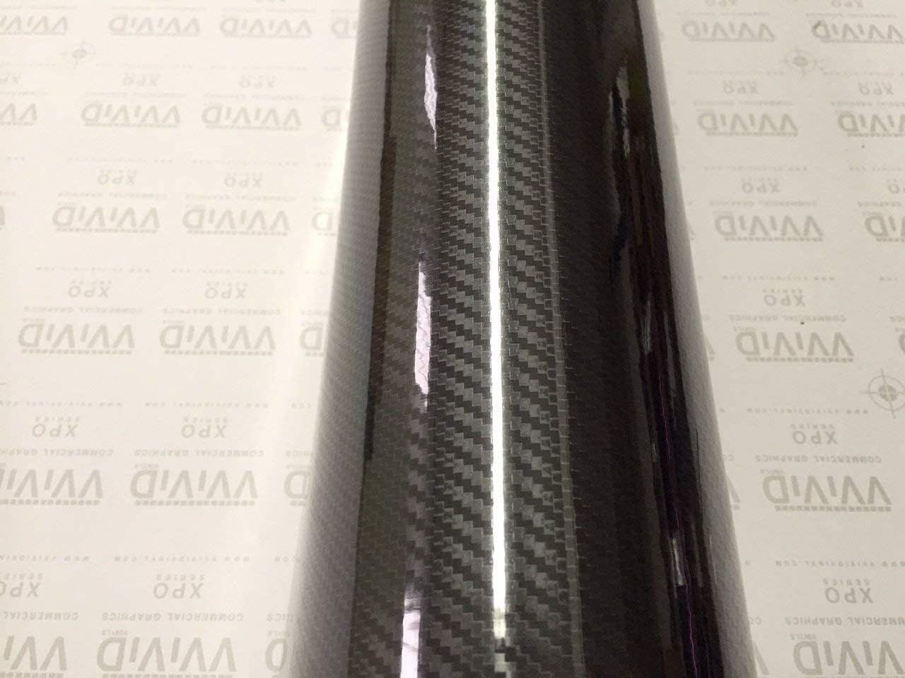 High Gloss Black Carbon Vinyl Wrap Film (5ft x 5ft) D7059