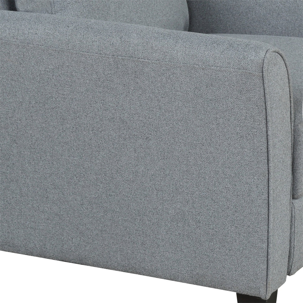 Gray Chair and 3-Seat Sofa P9004