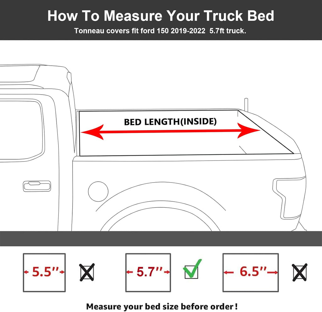 Hard Folding Truck Bed Tonneau Cover B504469