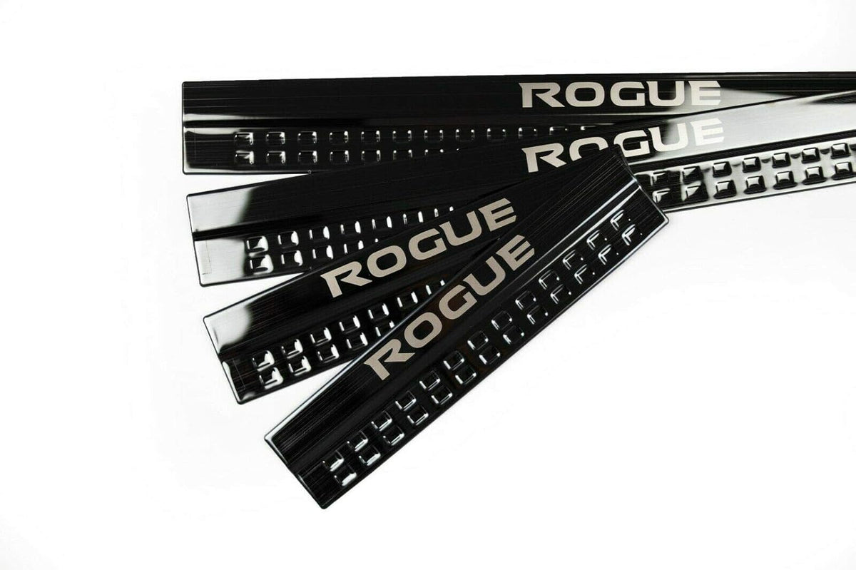 Black Stainless Steel Door Sills Scuff Plate Pack of 2 H38061