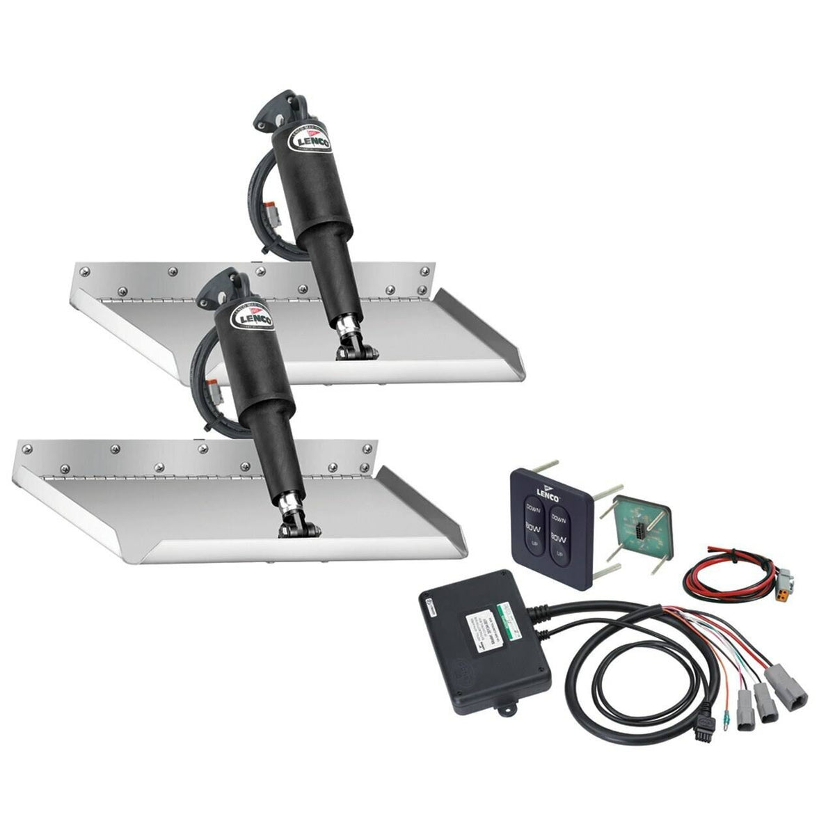 12x22 Edgemount Trim Tab Kit with Standard Tactile Switch Kit 12V D405136