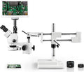 11.6" Retina HD Display Trinocular Zoom Stereo Microscope with 5MP Camera I22520